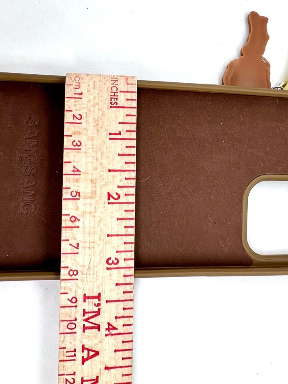 TinyTAN Dynamite iPhone 11 Pro Max Case Charm Brown BTS